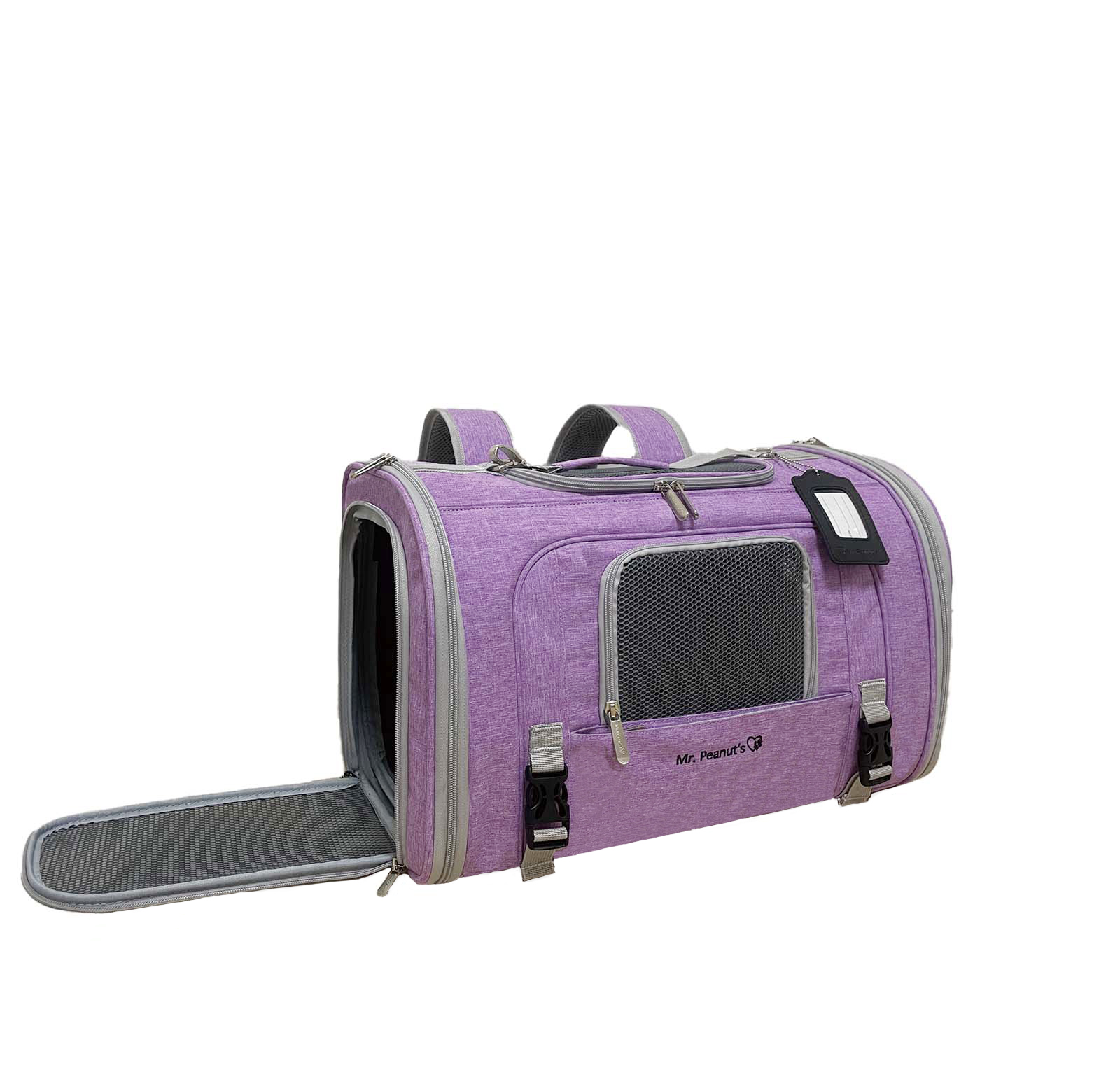 Mr. Peanut's Monterey Series Airline Compliant Horizontal Backpack Pet Carrier - gallery image 36
