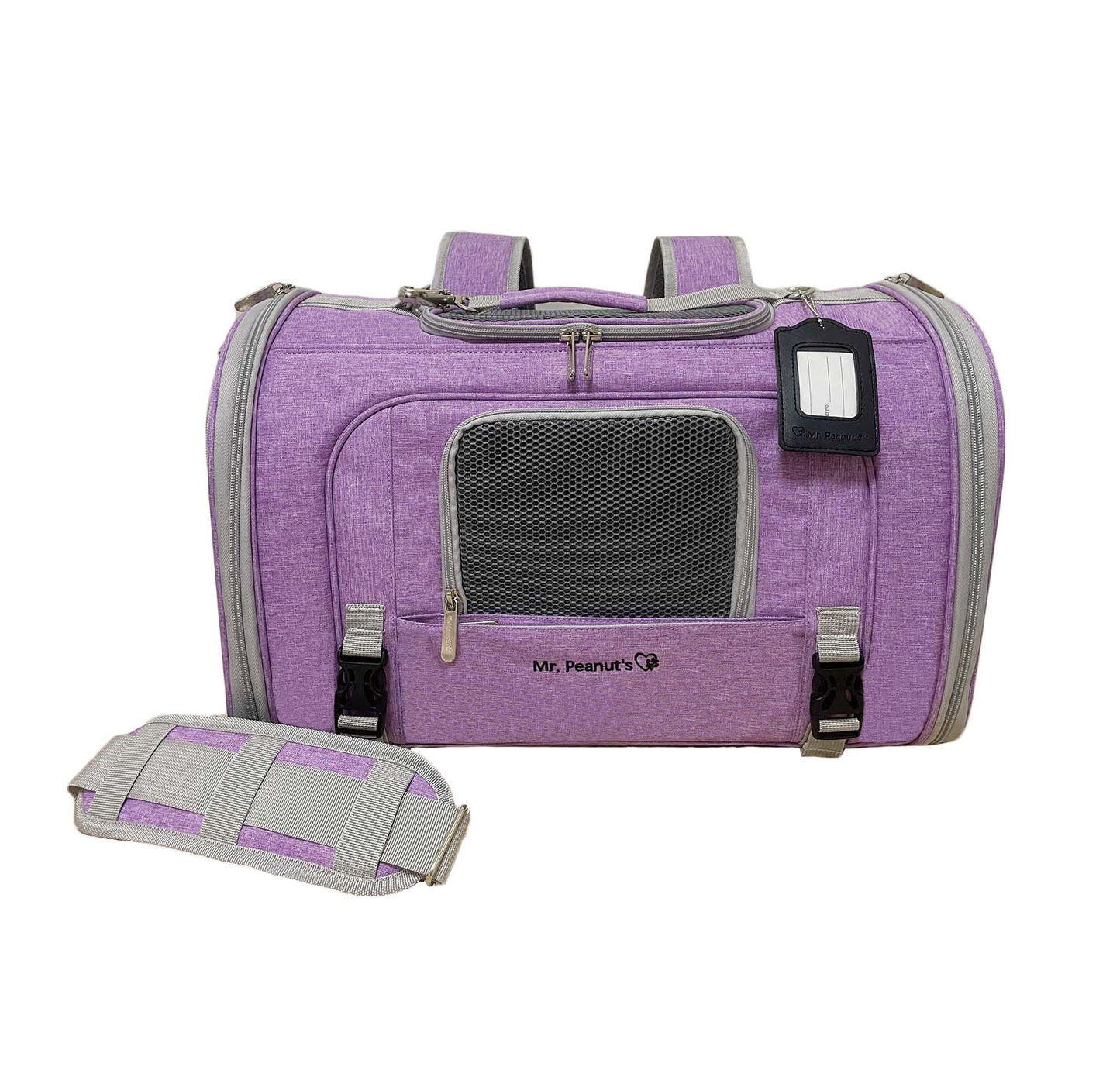 Mr. Peanut's Monterey Series Airline Compliant Horizontal Backpack Pet Carrier - gallery image 13