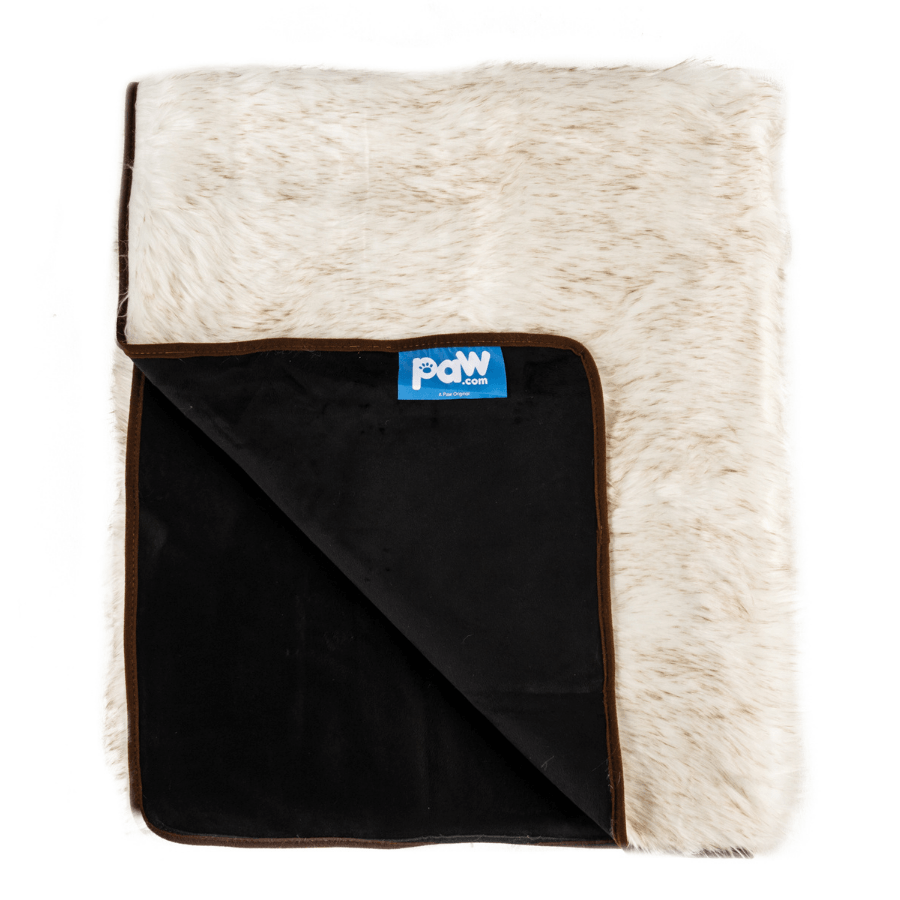 Pupprotector Waterproof Throw Blanket White With Brown Pet - gallery image 5