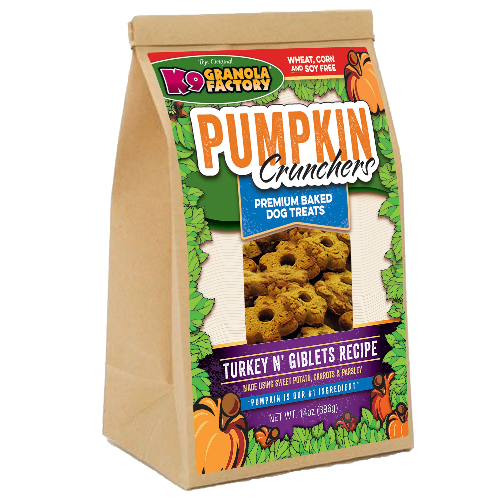 K9 Granola Factory Pumpkin Crunchers Turkey N Giblet Recipe - main product image