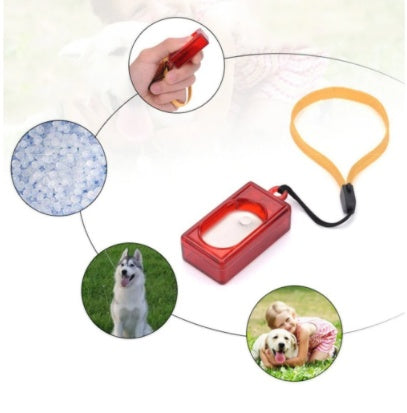 Square Trainer Pet Clicker Bianmu Demu Golden Retriever Dog - close up view