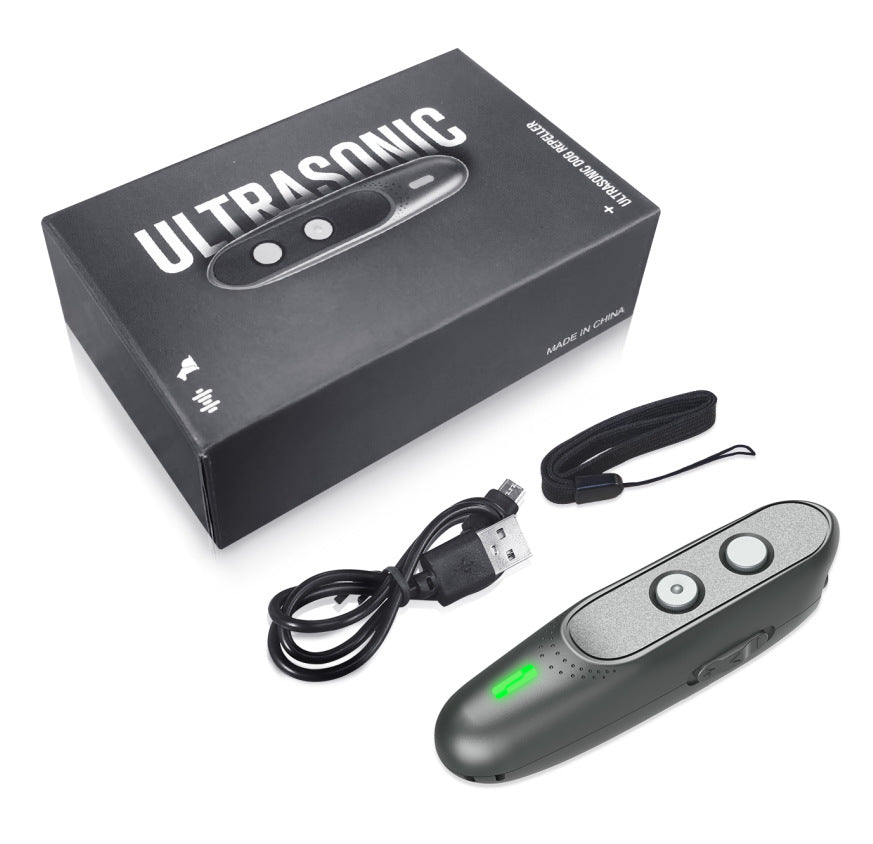Customizable Ultrasonic Handheld Outdoor Pet Trainer Dog Pet - close up view