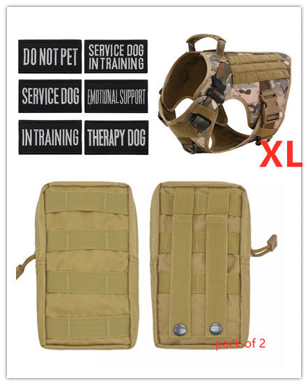 Military Tactical Dog Harness German Shepherd Adjustable Pet