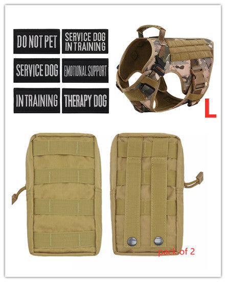 Military Tactical Dog Harness German Shepherd Adjustable Pet