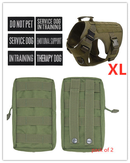 Military Tactical Dog Harness German Shepherd Adjustable Pet - gallery image 14