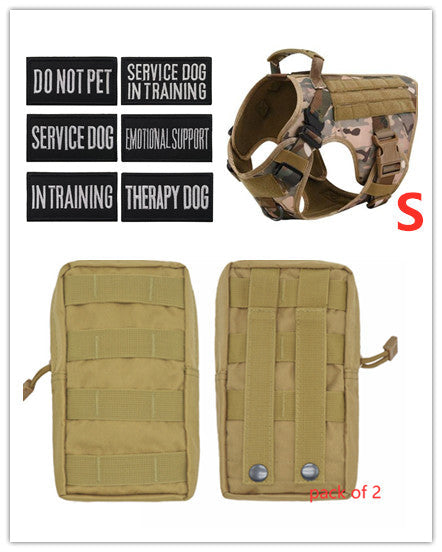 Military Tactical Dog Harness German Shepherd Adjustable Pet - gallery image 19