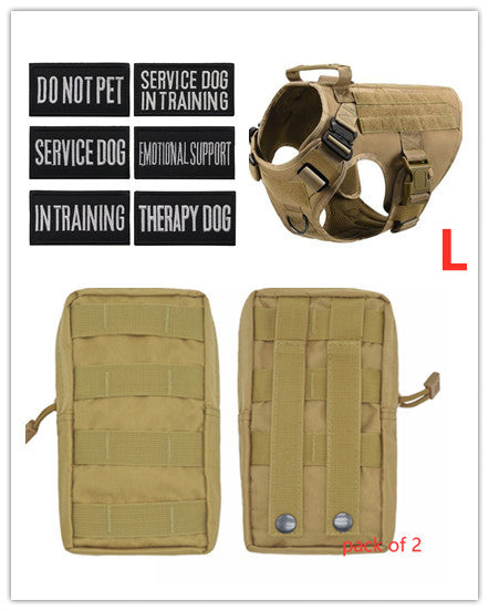 Military Tactical Dog Harness German Shepherd Adjustable Pet - gallery image 9