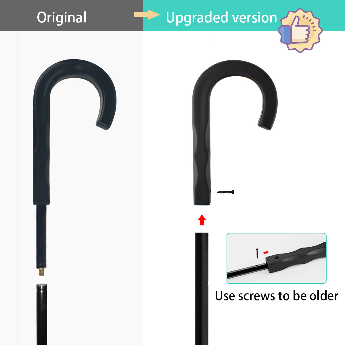 Transparent Pet Umbrella Dog Leash Adjustable Dog Walking - close up view