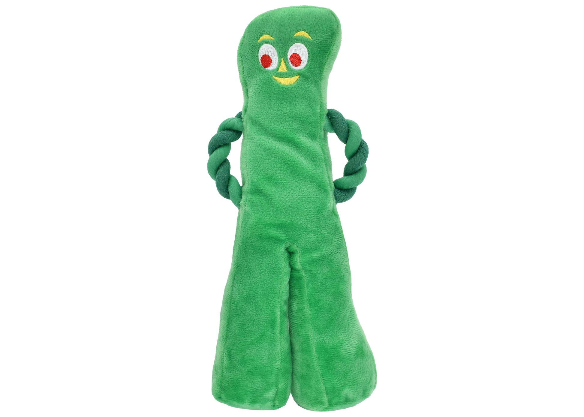 Multipet Gumby Plush W Rope Arms 10 Interactive Dog Toy - main product image
