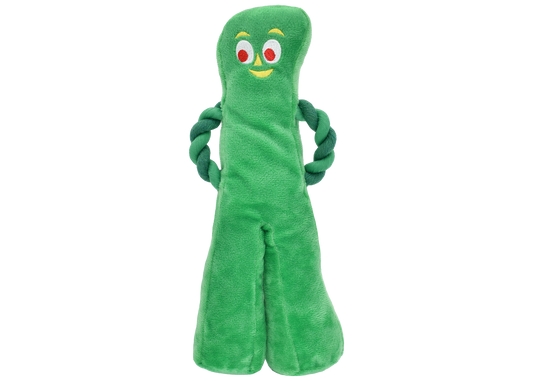 Multipet Gumby Plush W Rope Arms 10 Interactive Dog Toy - main product image