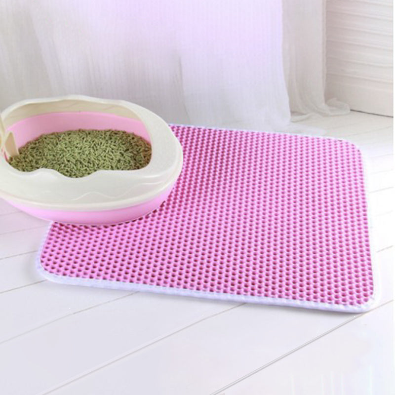 Double Layer Eva Pet Cat Litter Pad Sand Mat Cat Litter Pet - gallery image 5