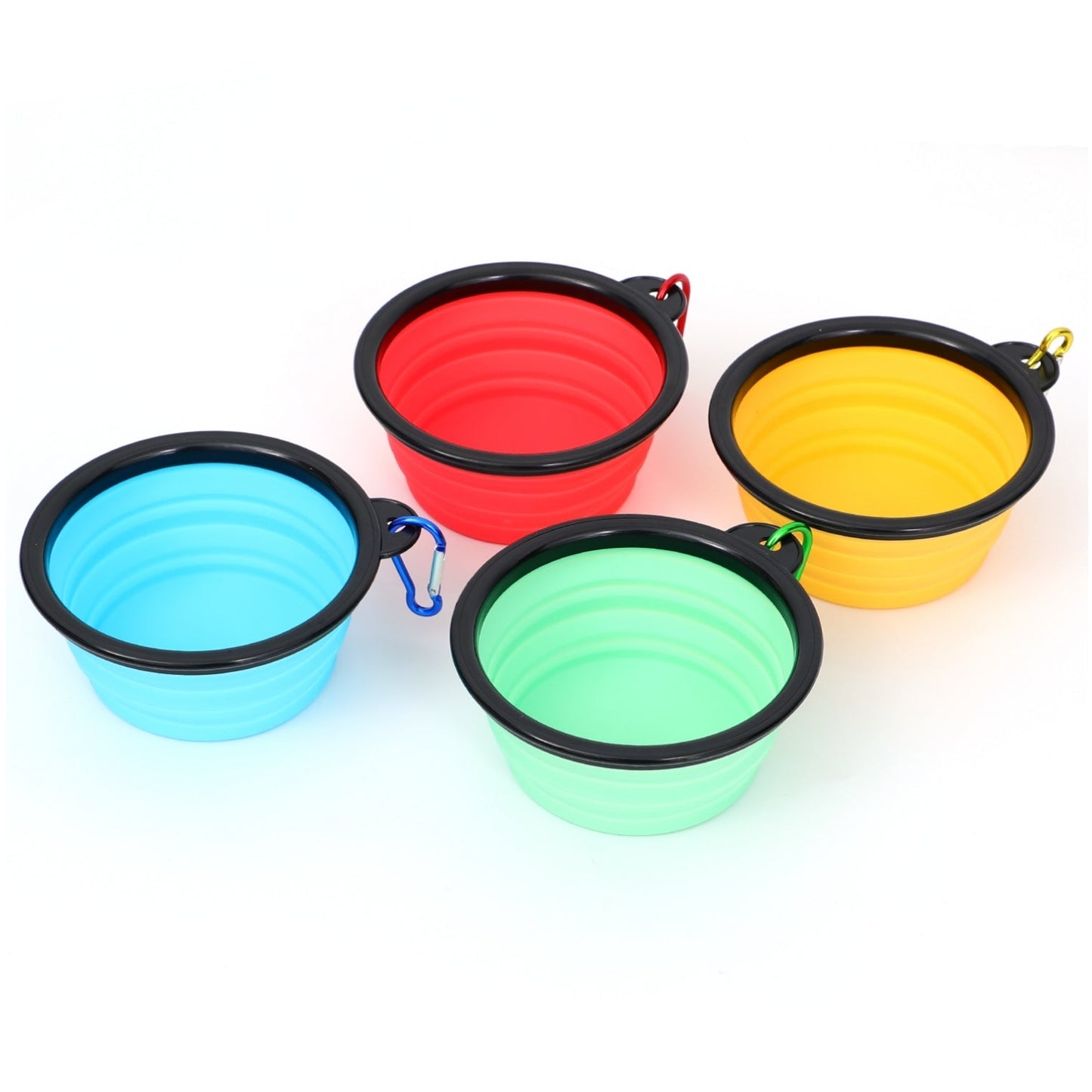 Collapsible Silicone Travel Bowls - 12oz - lifestyle view