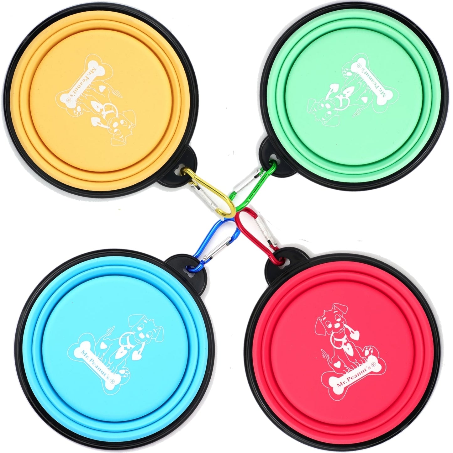 Collapsible Silicone Travel Bowls - 12oz - gallery image 5