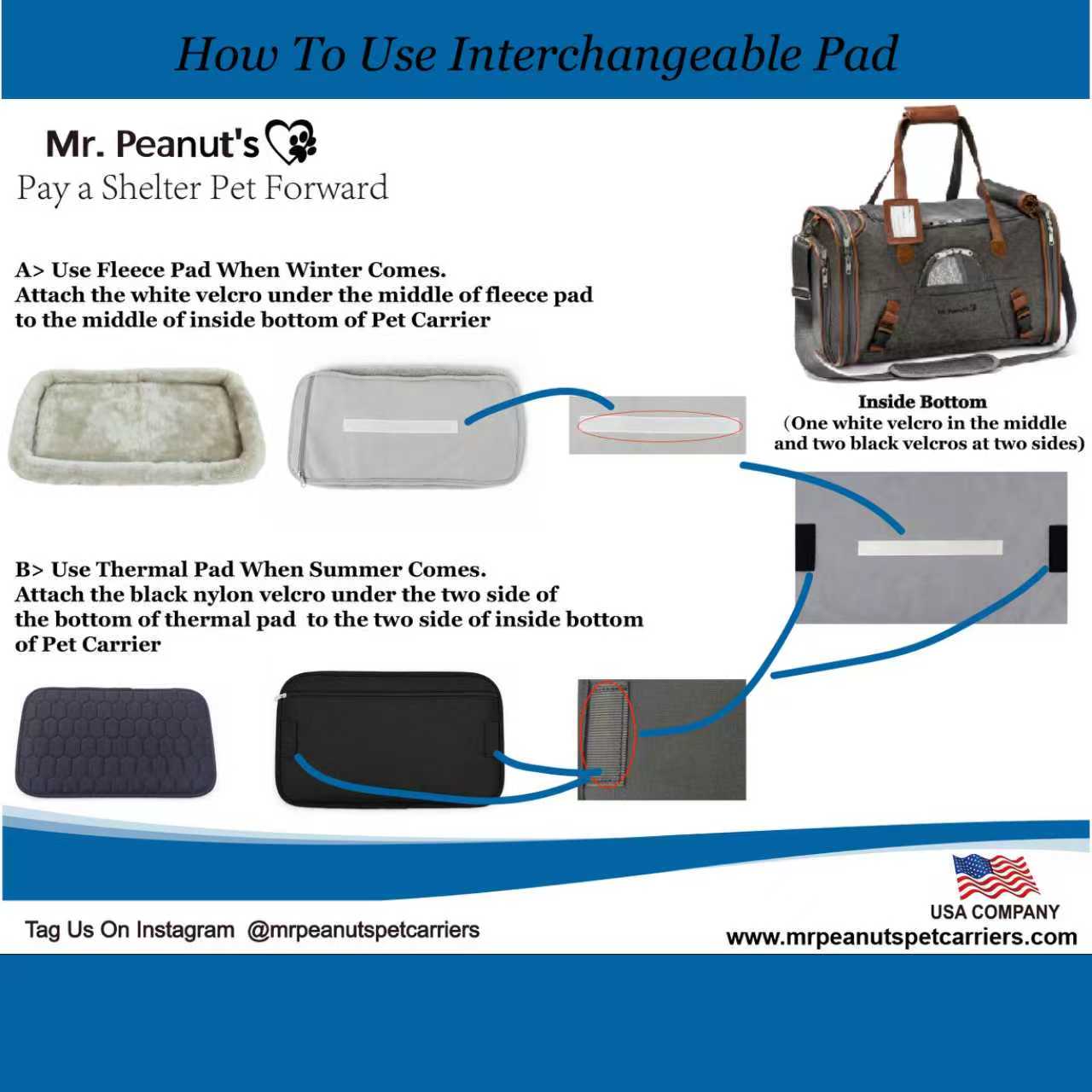 Mr. Peanut's Gold Series Standard Size Airline Compliant Pet Carrier V3.0 - gallery image 6