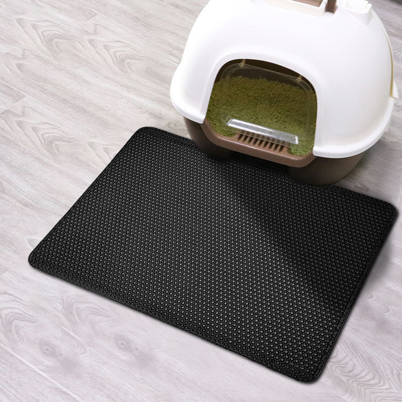 Double Layer Eva Pet Cat Litter Pad Sand Mat Cat Litter Pet - gallery image 9