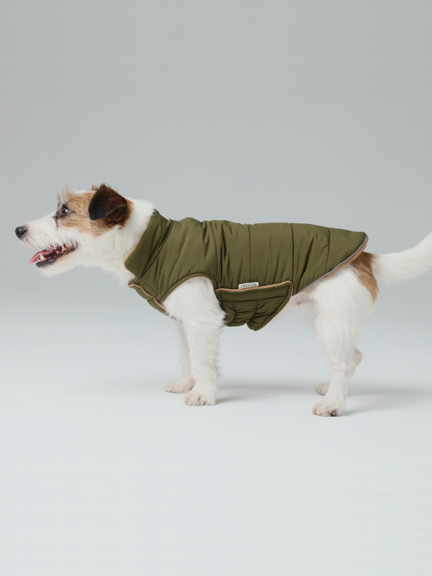 Reversible Dog Vest Jacket Green Brown Dog Apparel Premium - gallery image 8
