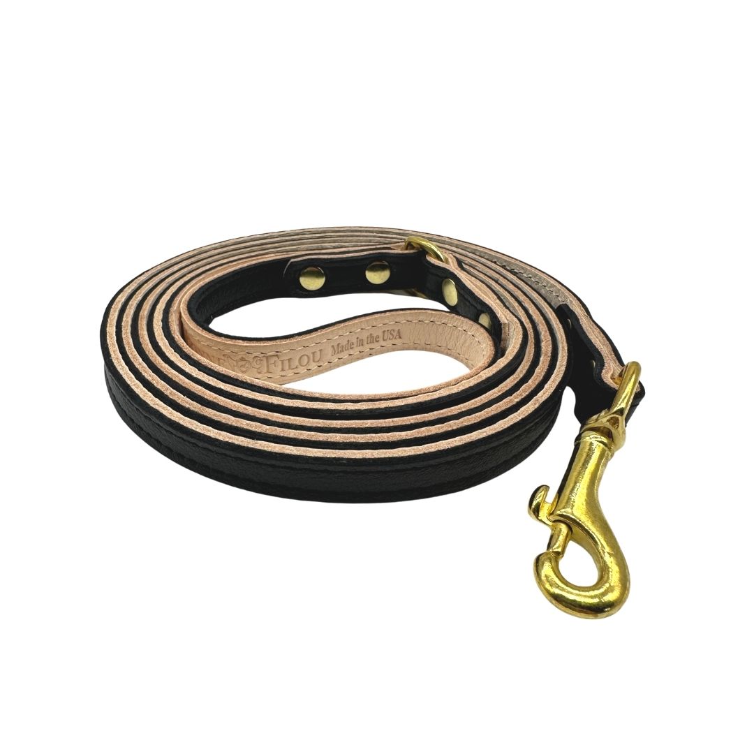 Dog Leash Plain Leather Leashes for Daily Use for Comfort - main product image for dog leash
