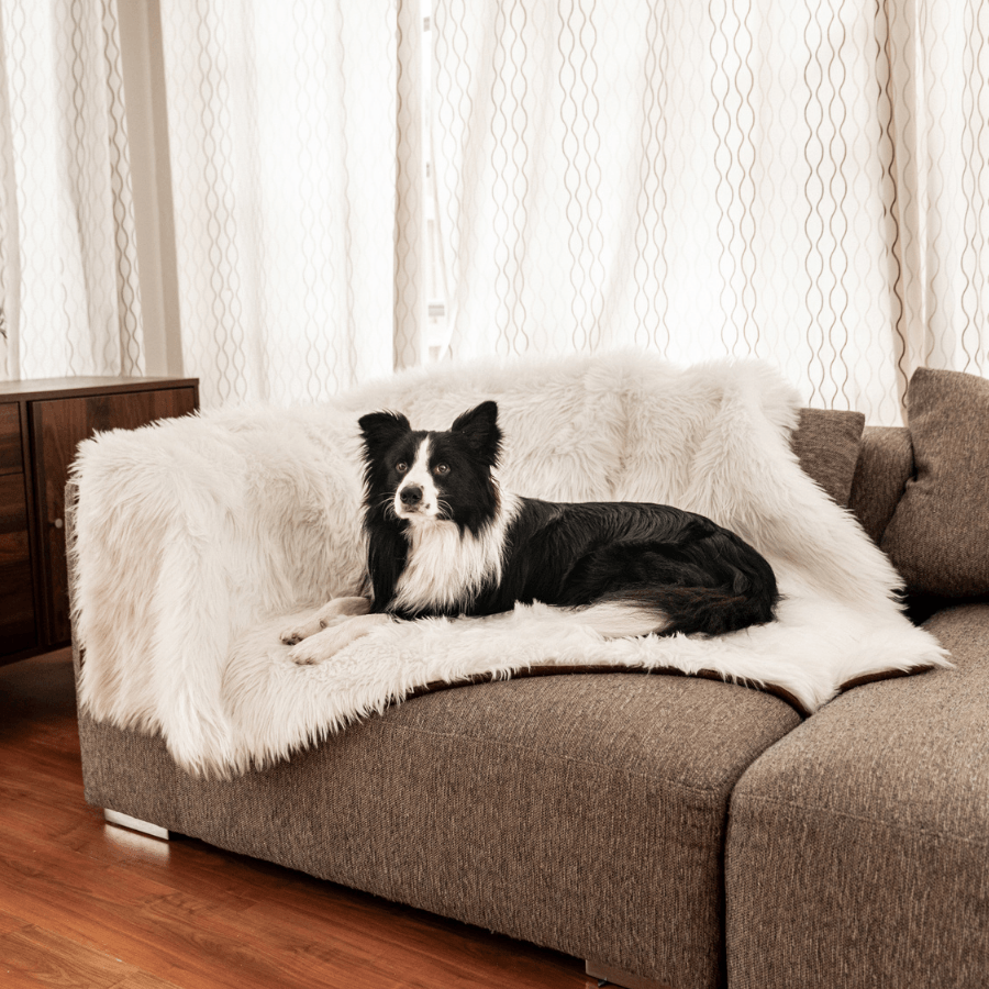 Pupprotector Waterproof Throw Blanket Polar White Washable - main product image