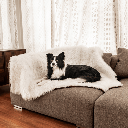Pupprotector Waterproof Throw Blanket Polar White Washable - main product image