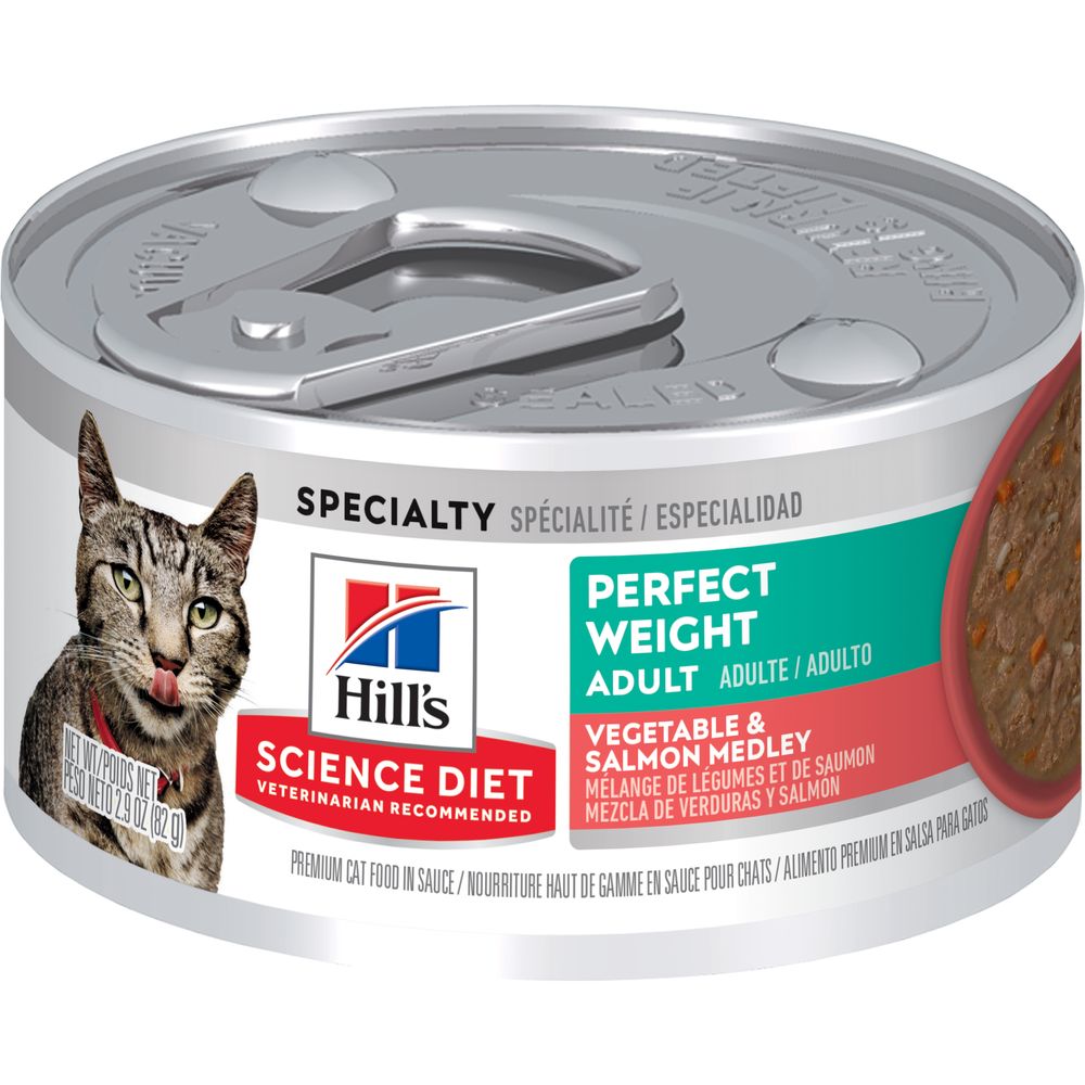 Hills Science Diet Perfect Weight Vegetable Salmon Medley 2 - main product image
