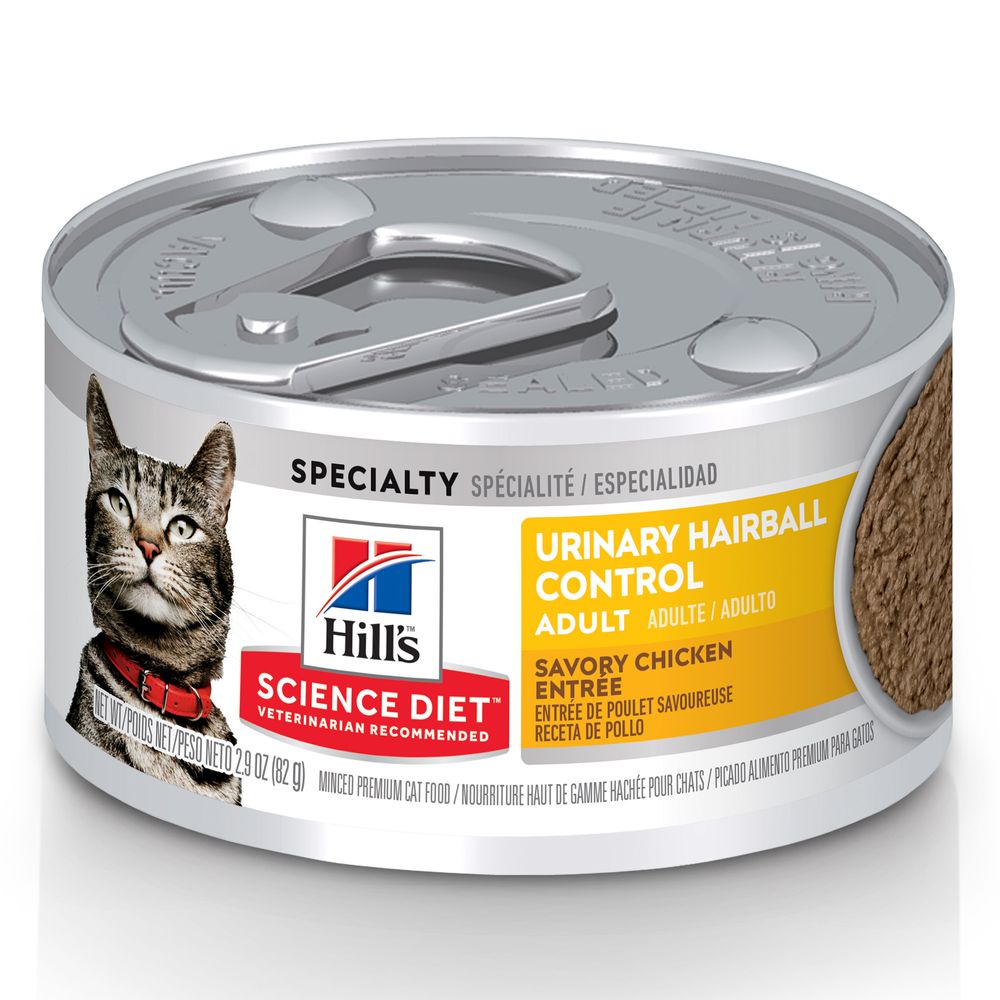 Hills Science Diet Adult Urinary Hairball Control Canned Cat - main product image