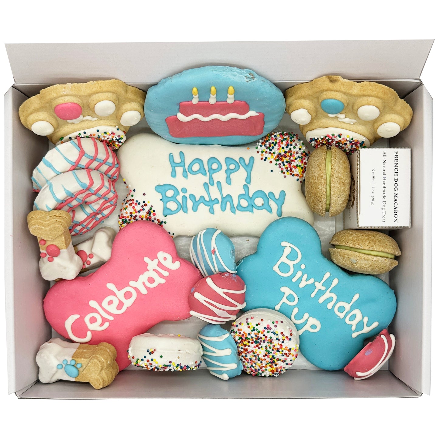 Dog Treats Happy Birthday Treats Gift Box for Daily Use - detail product image for dog treats