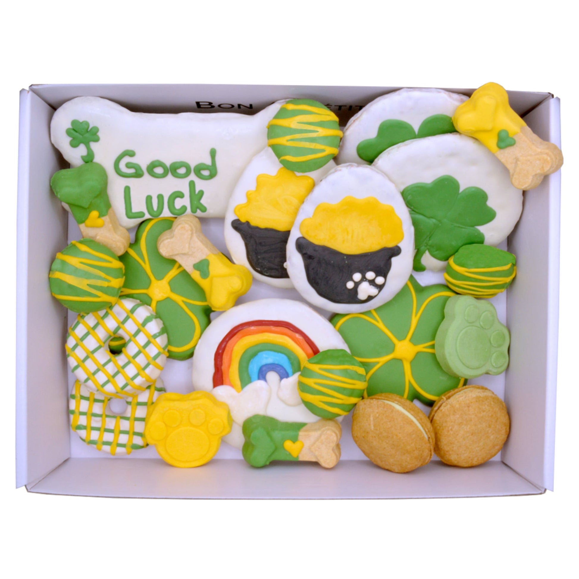 Dog Treats Good Luck Themed Treats Gift Box for Daily Use - detail product image for dog treats