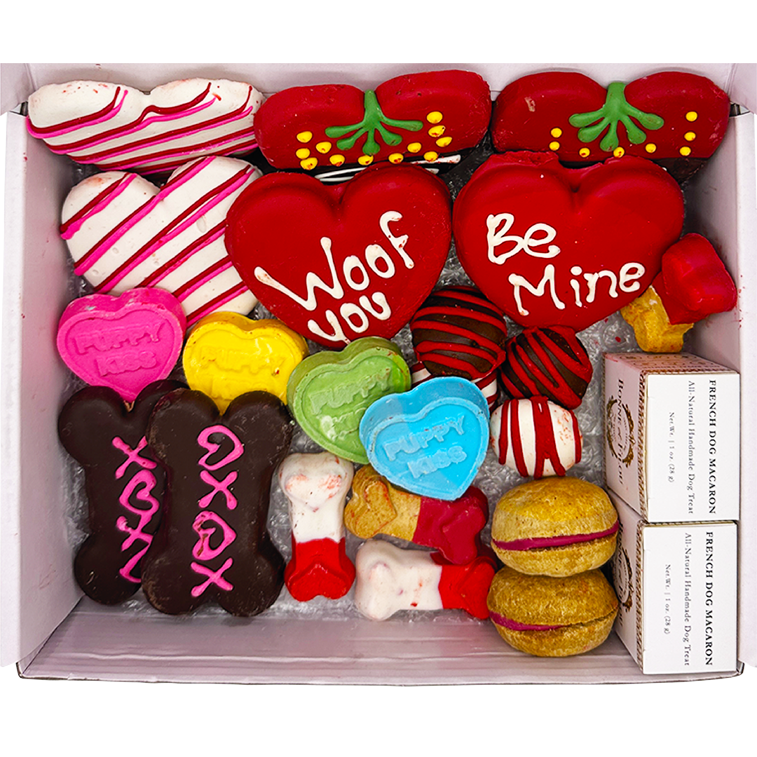 Dog Treats Love My Themed Treats Box for Daily Use Essential - detail product image for dog treats