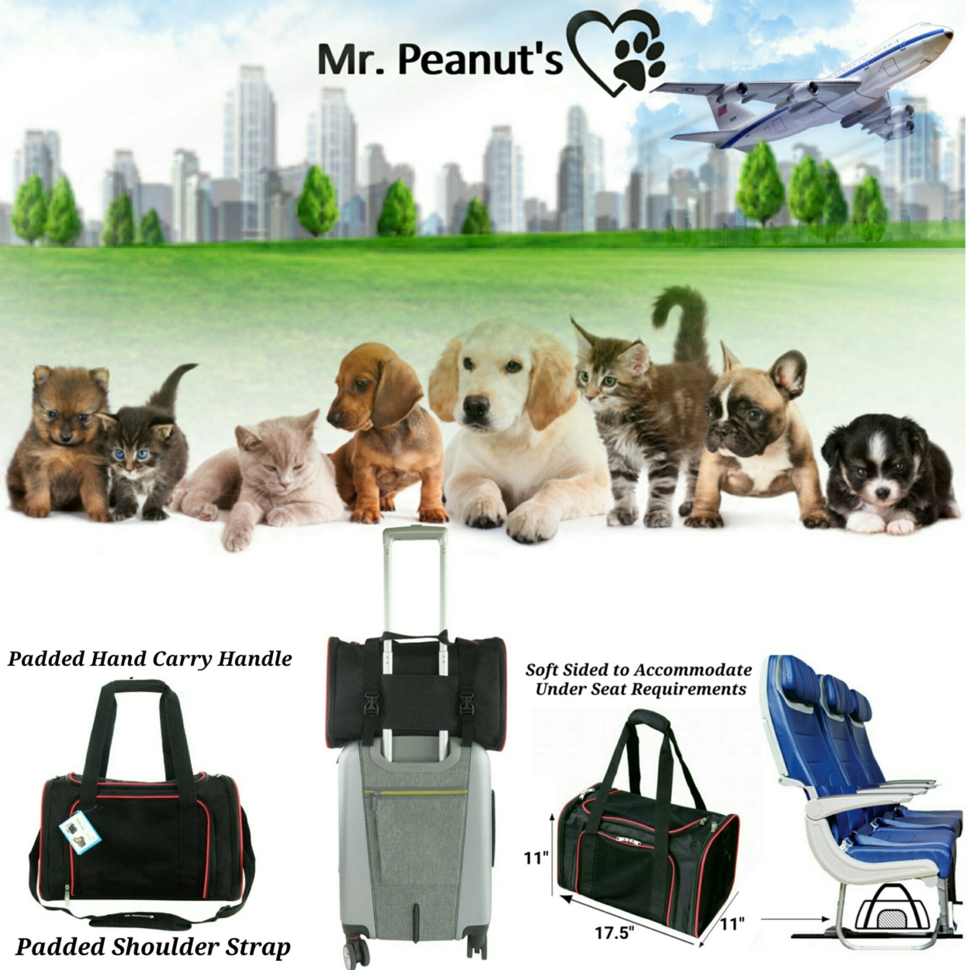 Mr. Peanut's Silver Series Airline Capable Soft Sided Pet Carrier - gallery image 6