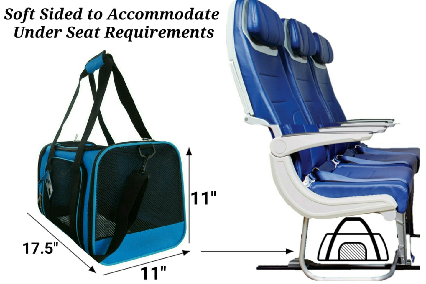 Mr. Peanut's Silver Series Airline Capable Soft Sided Pet Carrier - gallery image 7