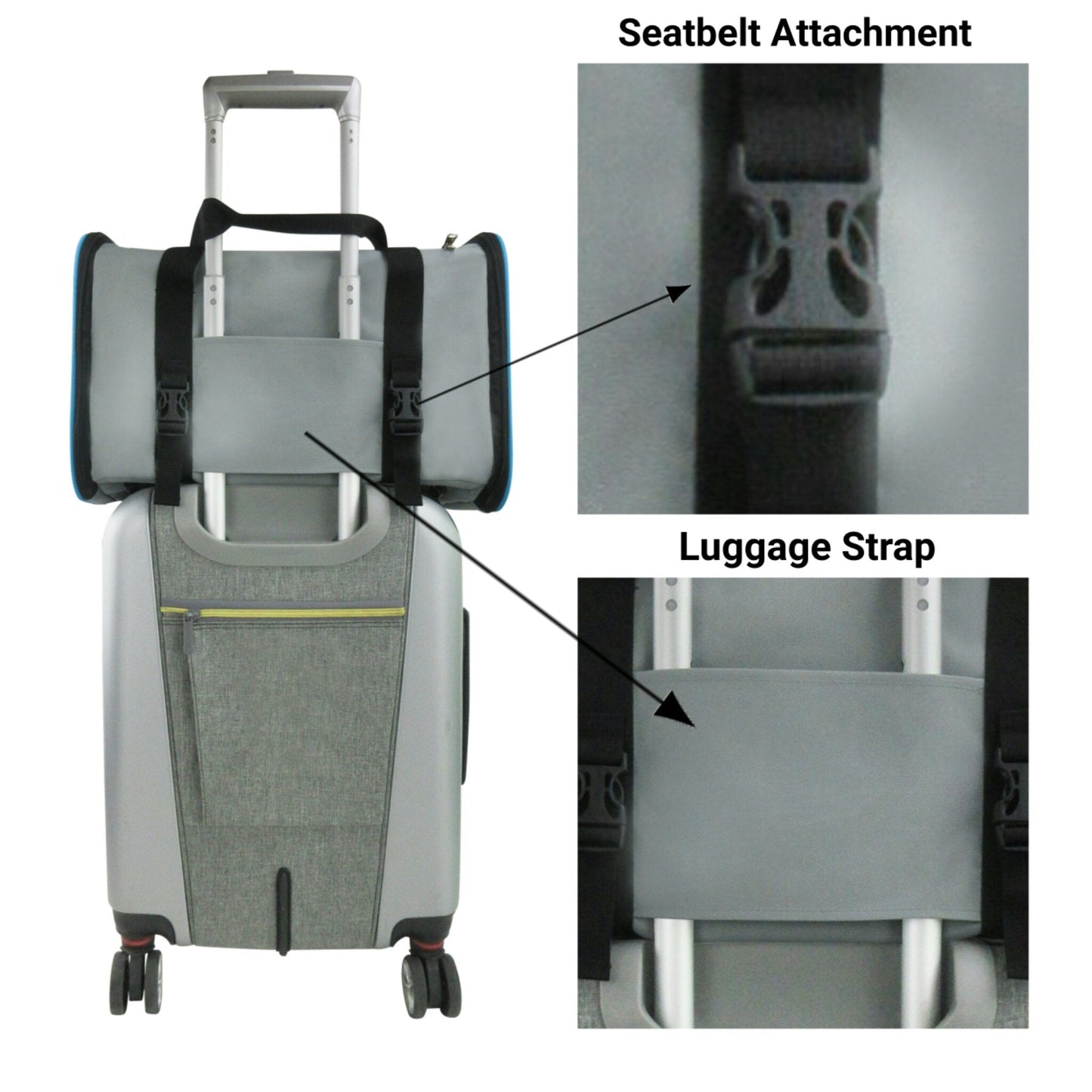 Mr. Peanut's Silver Series Airline Capable Soft Sided Pet Carrier - gallery image 9