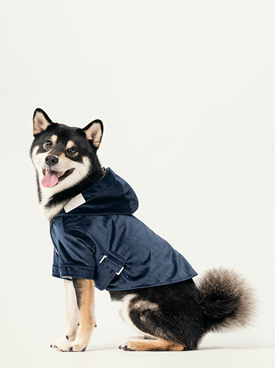 Huston Hoodie Midnight Blue Dog Apparel Premium Pet Supply - main product image