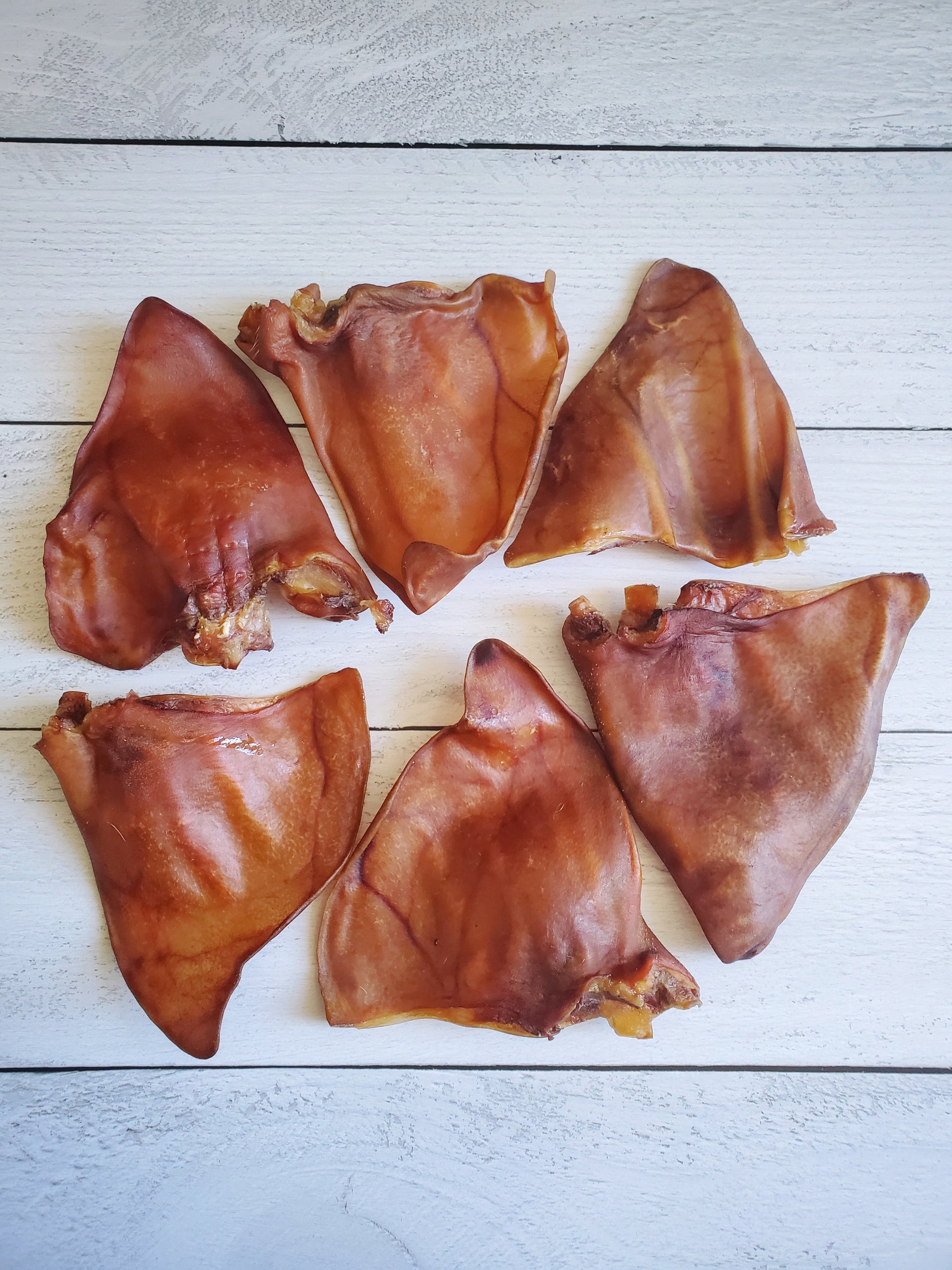 Dog Treats Pig Ears Single Ingredient Chews Natural Reward - detail view