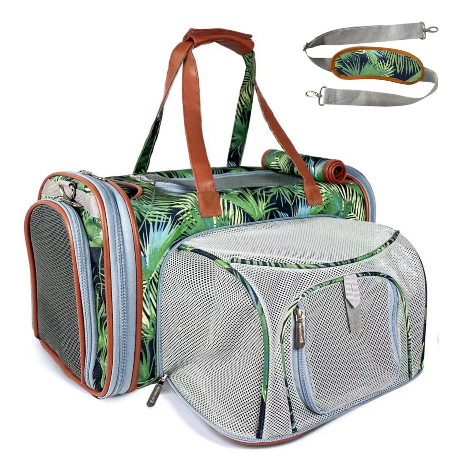 Mr. Peanut's Gold Series Standard Size Airline Compliant Expandable Pet Carrier - Prints Edition - main product image