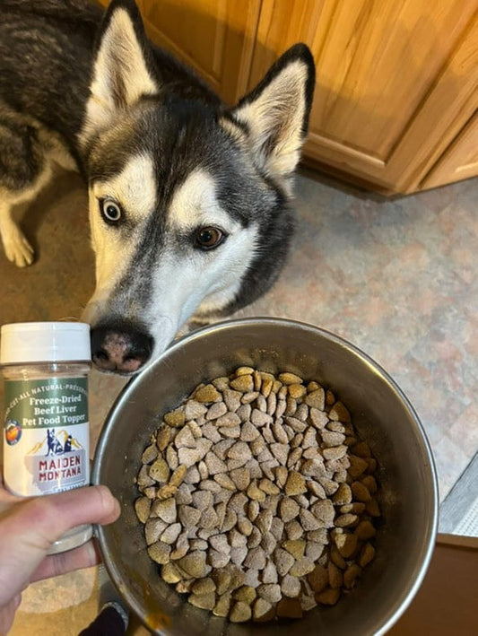 Freeze Dried Beef Liver Best Pet Food Topper 7 5 Pet Treats - detail view