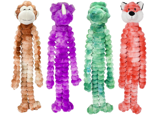 Multipet Crimpy Cuddlerz Assorted Animals 27 Interactive Dog - detail view