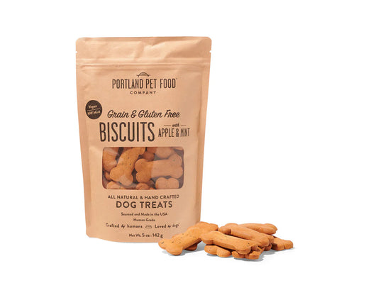 Portland Dog Grain Free Gluten Free Biscuits Apple Mint 5Oz - main product image