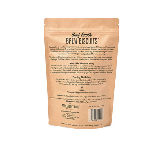 Portland Dog Biscuits Beef Broth 5Oz dog treats Premium - detail view