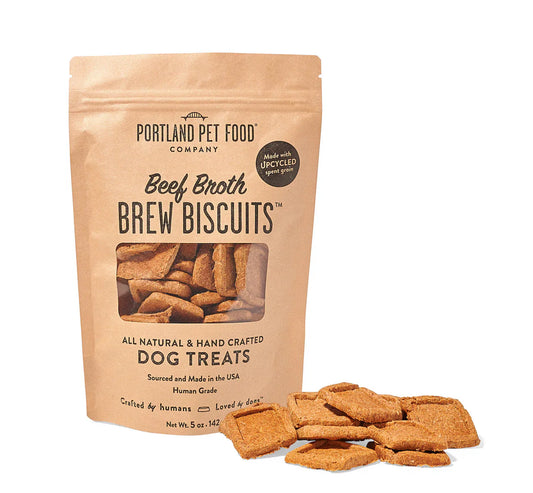 Portland Dog Biscuits Beef Broth 5Oz dog treats Premium - main product image