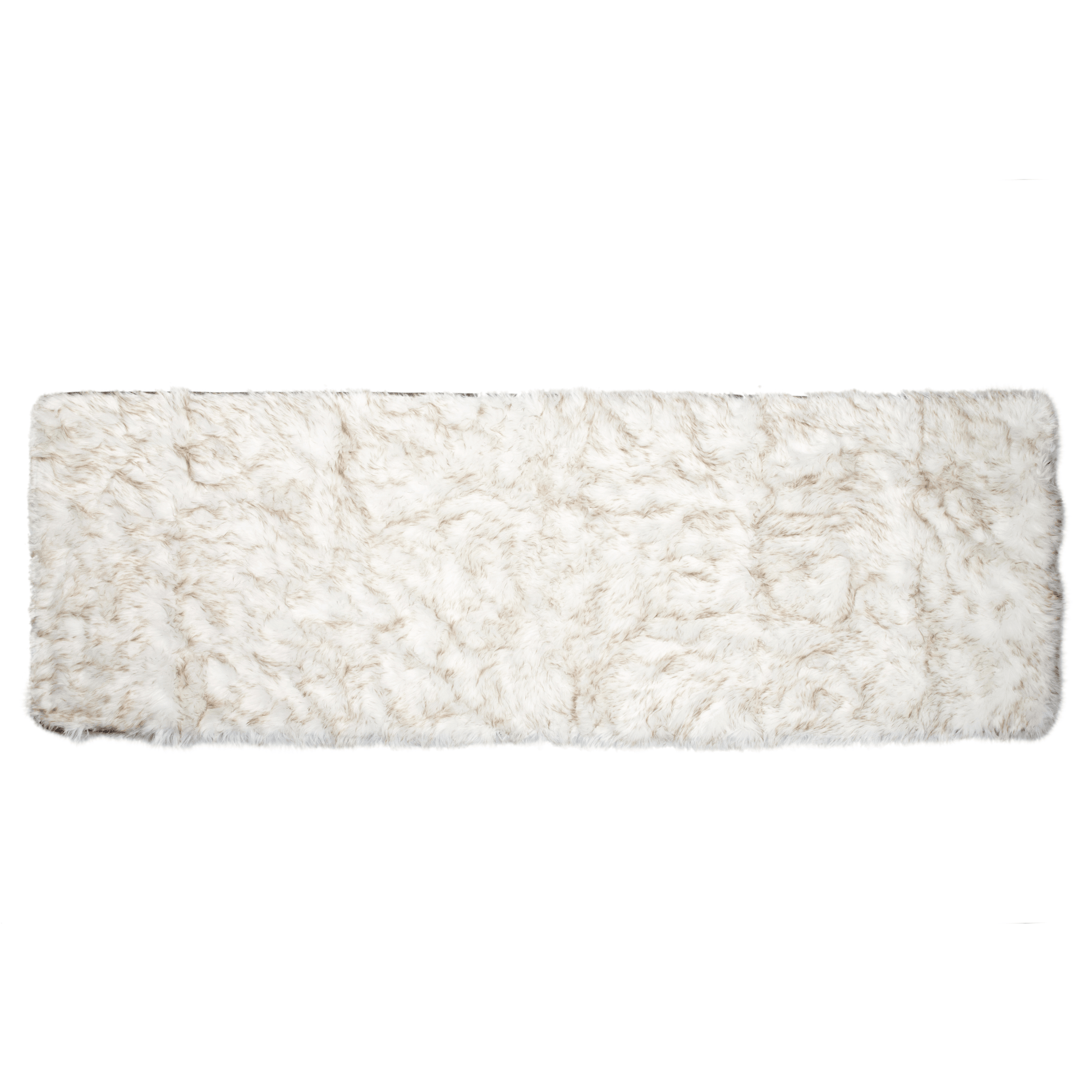 Pupprotector Waterproof Bed Runner White With Brown Accents - gallery image 9