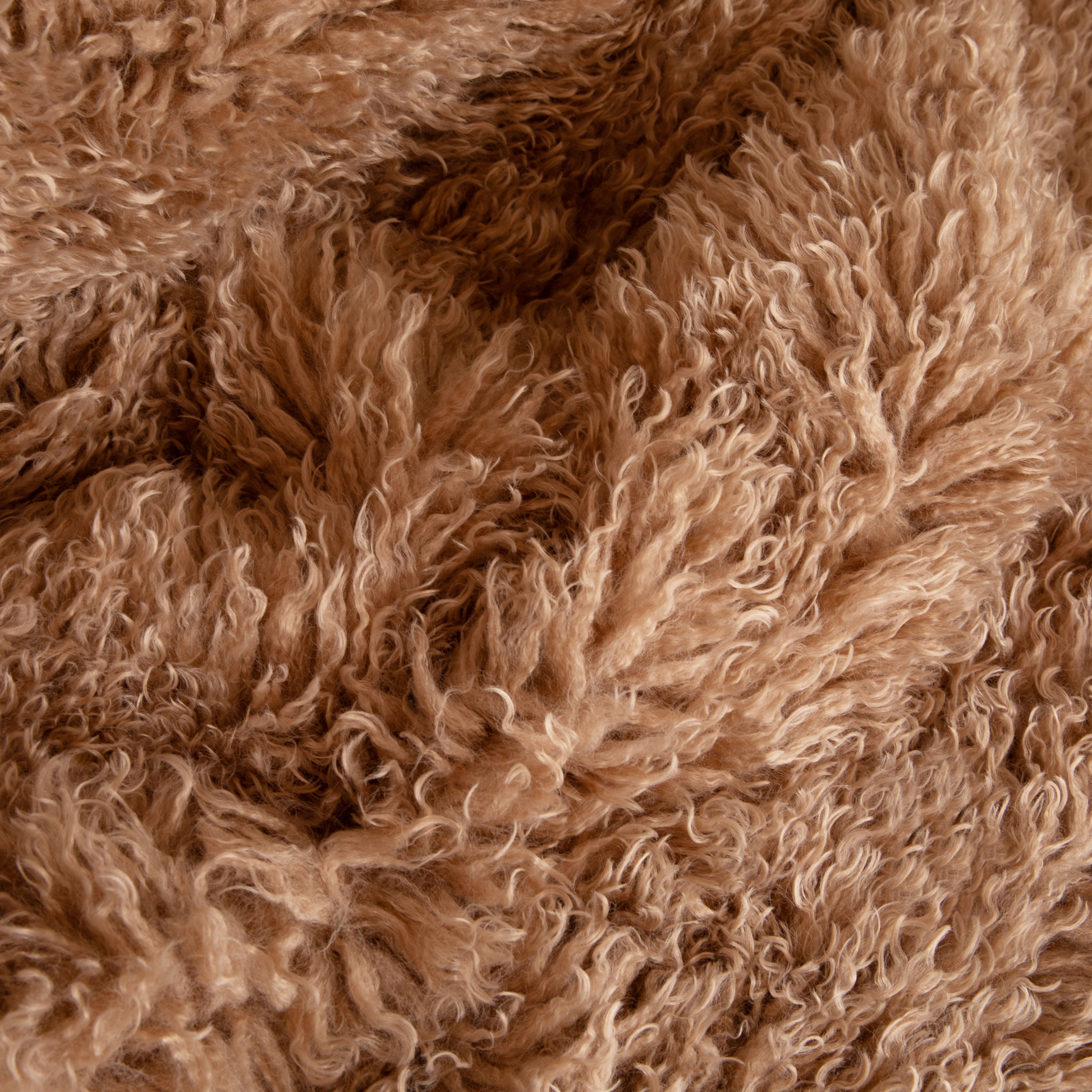 PupRug� Luxe Faux Fur Orthopedic Dog Bed -  Plush Sheep Tan - gallery image 10