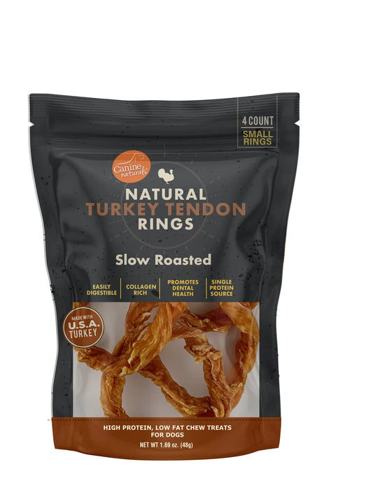 Canine Naturals Dog Natural Turkey Tendon Rings (1.69oz) - main product image