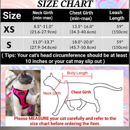 Mr. Peanut's PurrTrek Reflective Cat Harness with Matching Leash - detail view