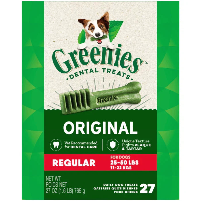 Greenies Original Regular Dental Treats Dog Treats Premium - main product image