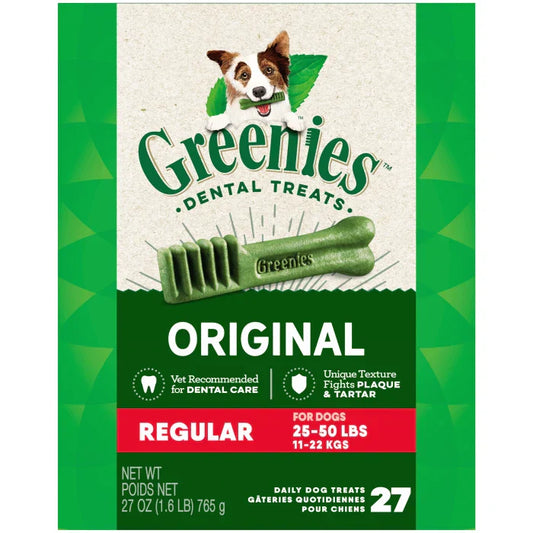 Greenies Original Regular Dental Treats Dog Treats Premium - main product image