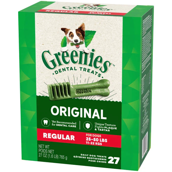 Greenies Original Regular Dental Treats Dog Treats Premium - detail view