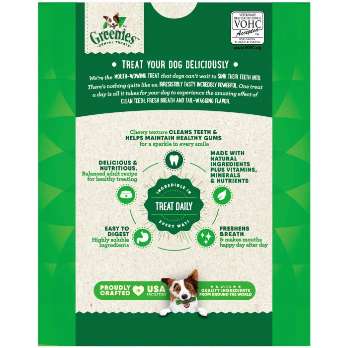 Greenies Original Regular Dental Treats Dog Treats Premium - lifestyle view