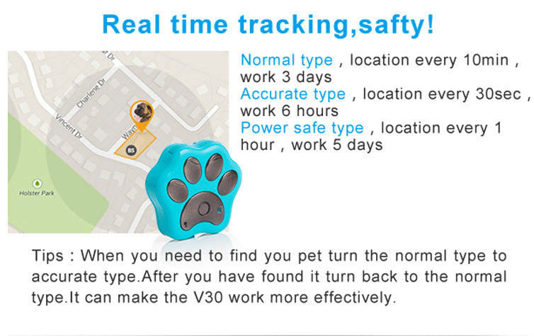 Dog Pet Collar Anti Loss Locator Adjustable Dog Walking Gear - gallery image 5