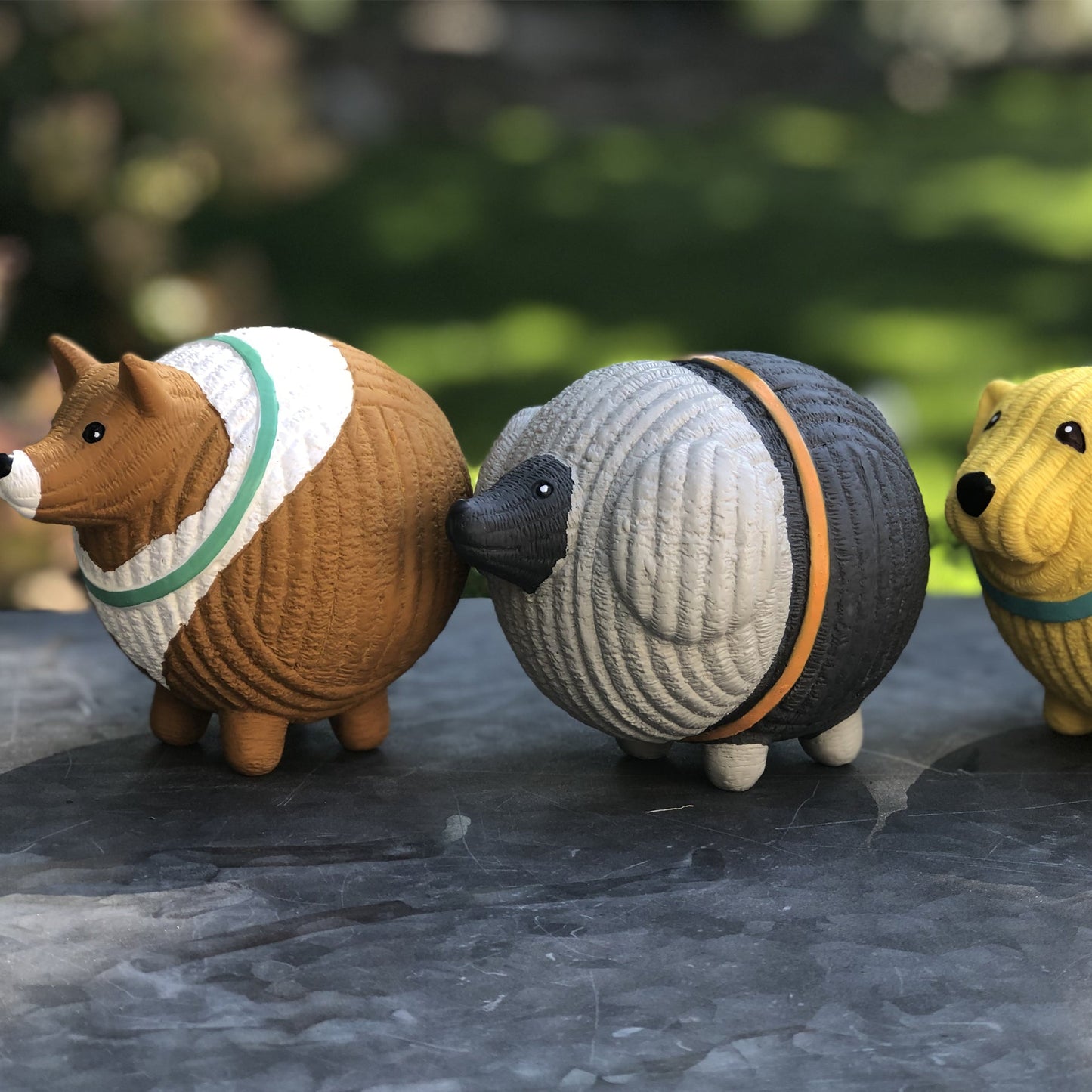 Dog Toy Assorted Ruff-Tex HuggleMutt Latex Balls Toys Pack main product image for dogs and cats