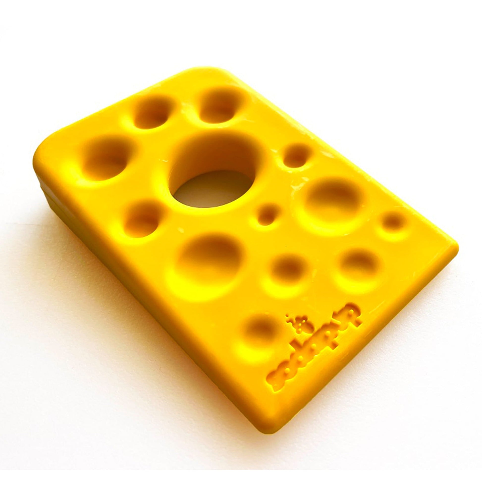 Swiss Cheese Wedge Nylon Dog Chew Toy For Aggressive Chewers - gallery image 7